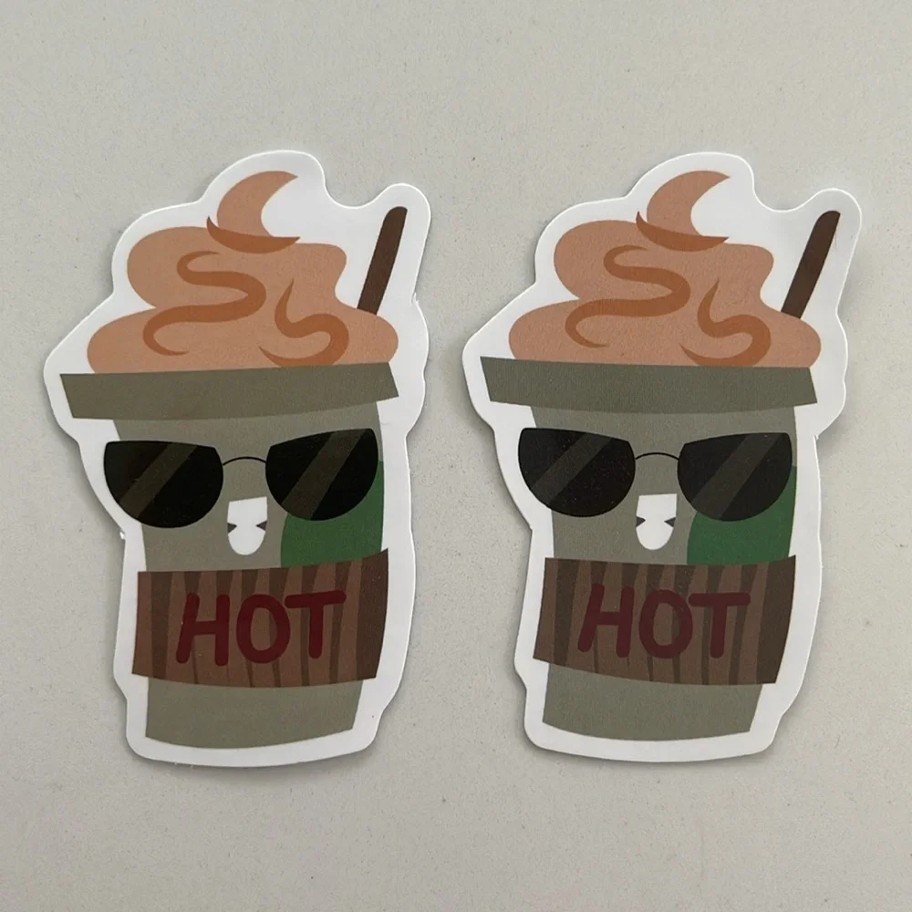 Coffee Cup Sticker Set - Picture 2 of 10